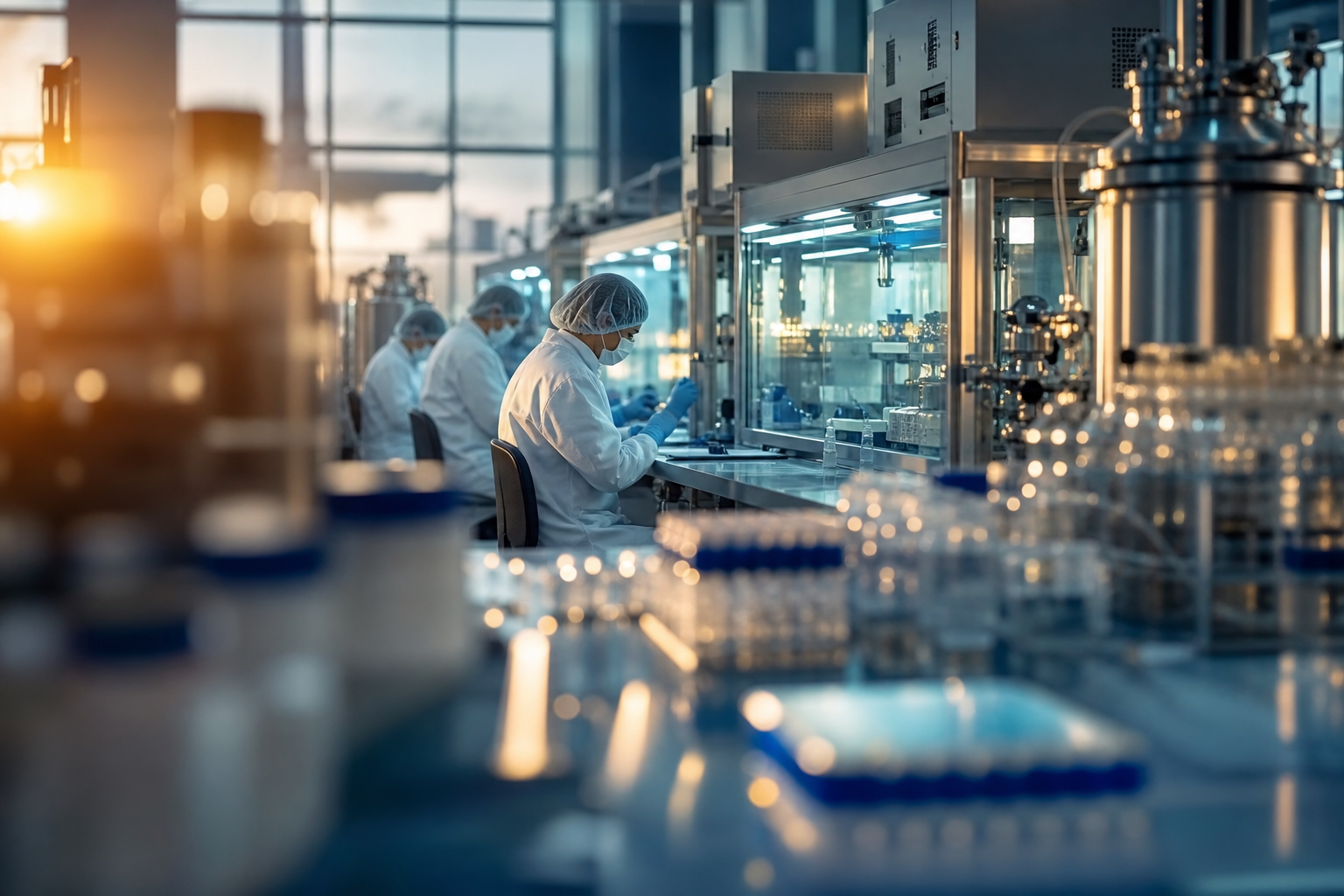 Custom peptide production laboratory